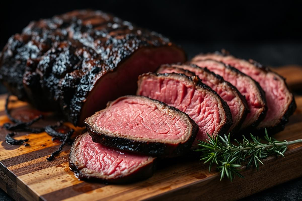 Roast beef al barbecue: cottura indiretta e reverse sear