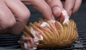 patate hasselback bacon