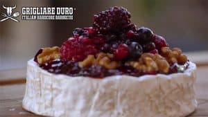 formaggio griglia camembert placca cedro