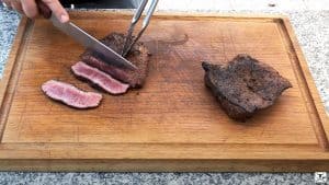 Flat Iron Steak pronta!