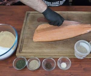 salmone affumicato preparazione